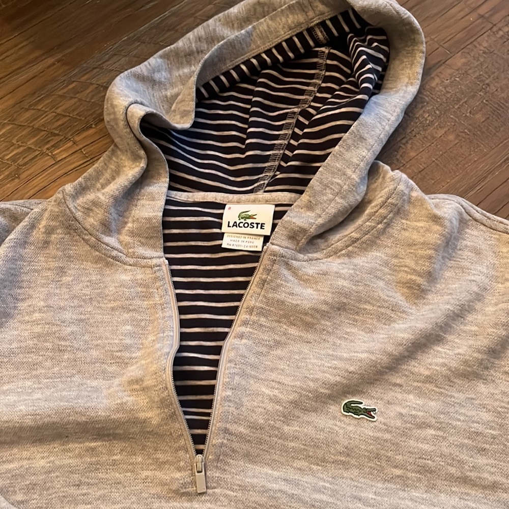 Mens Lacoste hoodie